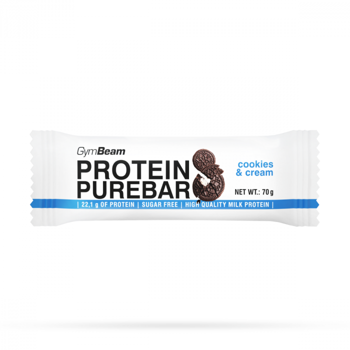 Protein PureBar 70 g GymBeam - cookies cream