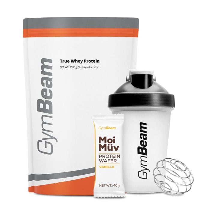 Białko serwatkowe True Whey - GymBeam 1000 g - biała czekolada - 00