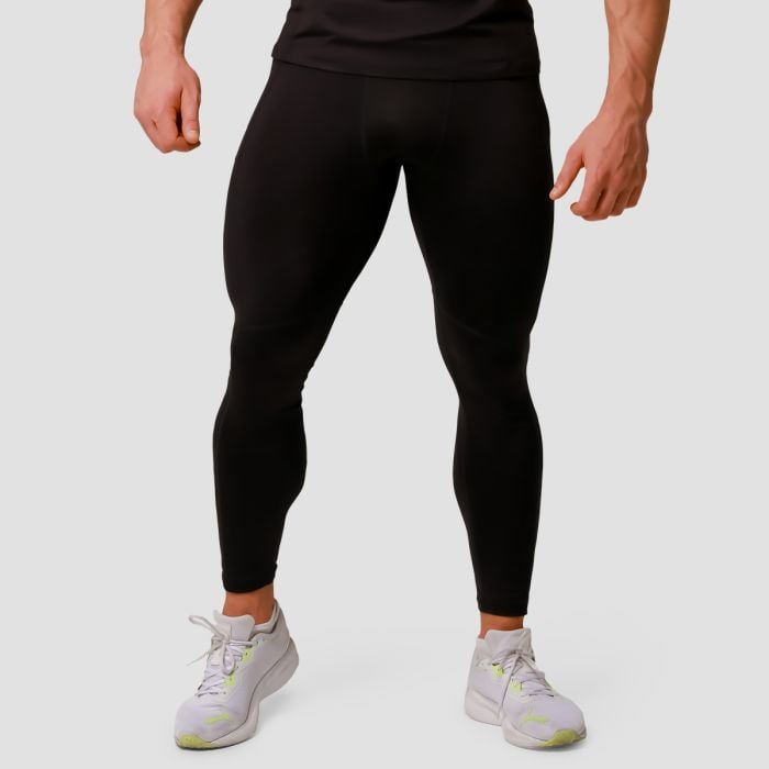 Legginsy do biegania Pulse Black - GymBeam L