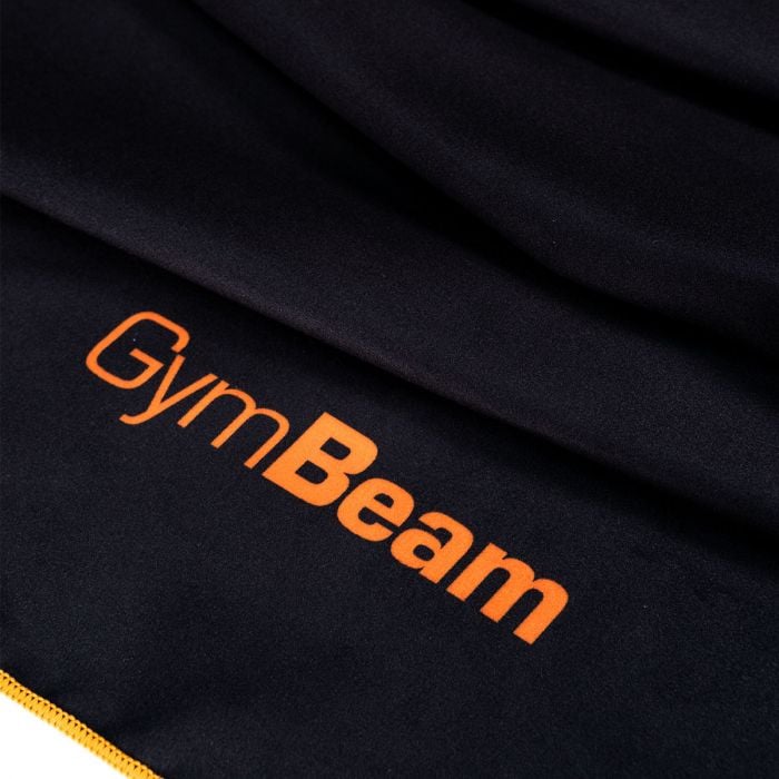 Szybkoschnący ręcznik sportowy Black/Orange - GymBeam single_variant