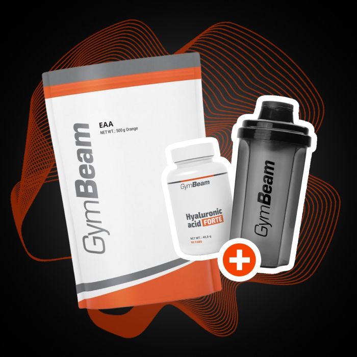 EAA - GymBeam 500 g - bez smaku