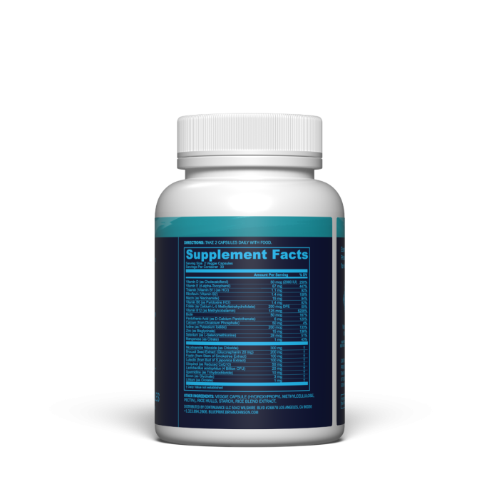 Essential Capsules - Blueprint by Bryan Johnson 60 kaps
