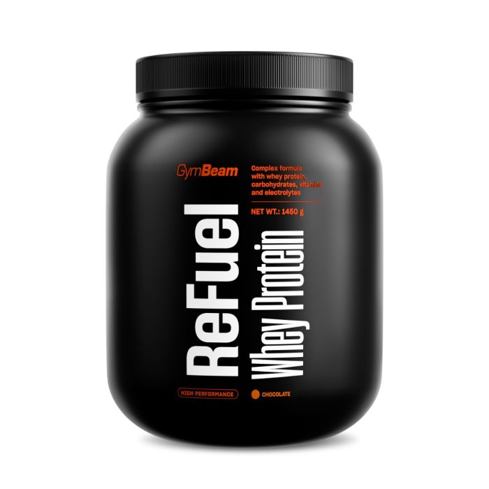 Białko serwatkowe ReFuel - GymBeam 1450 g - czekolada
