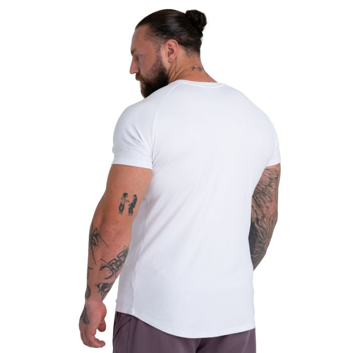 T-Shirt Ribbed White - STRIX L