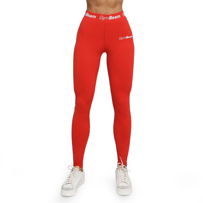 Damskie legginsy Simple Rouge Red - GymBeam M