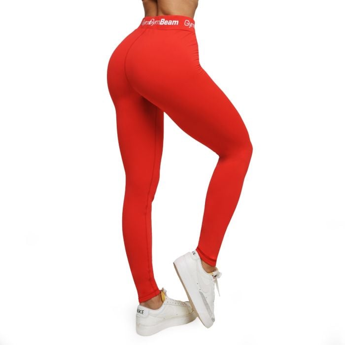 Damskie legginsy Simple Rouge Red - GymBeam M