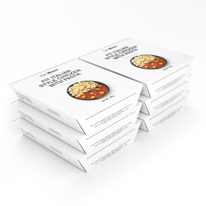 FIT Ready to Eat Kurczak z makaronem po włosku - GymBeam 420 g