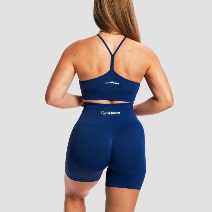 Biustonosz sportowy Sculpt Seamless Navy - GymBeam S