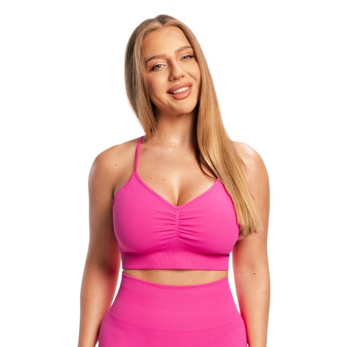 Biustonosz sportowy Sculpt Seamless Rose - GymBeam M