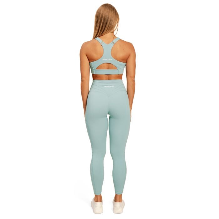 Damskie legginsy Sense Storm Blue - BeastPink L