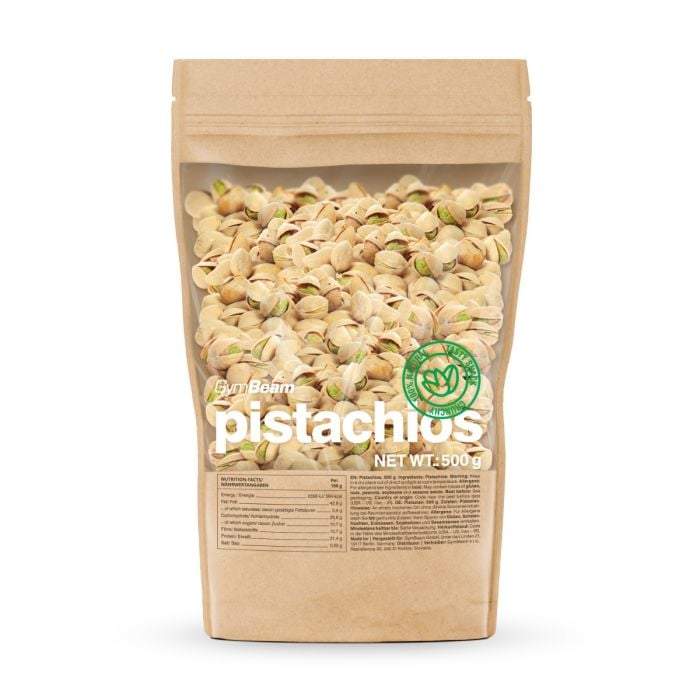 Pistacje niełuskane - GymBeam 500 g