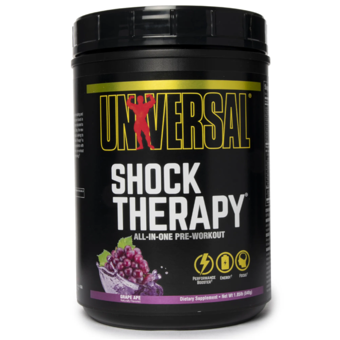 Pre-workout stimulant Shock Therapy - Universal Nutrition Grape Ape