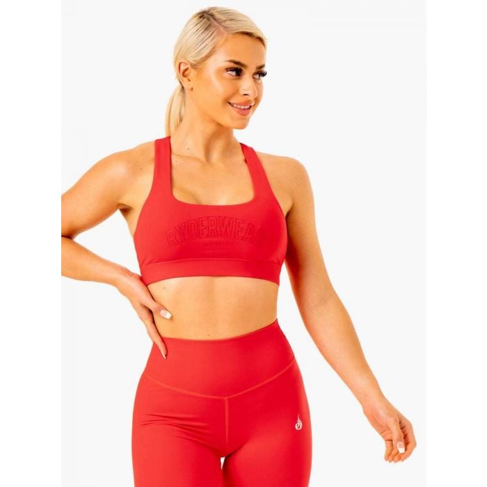 Stanik sportowy Knockout Racer Back Red - Ryderwear S