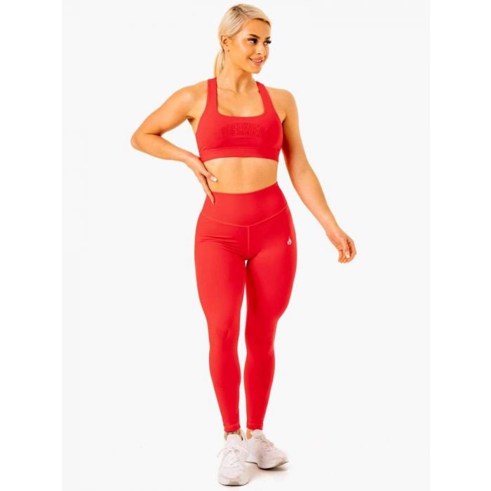 Stanik sportowy Knockout Racer Back Red - Ryderwear S