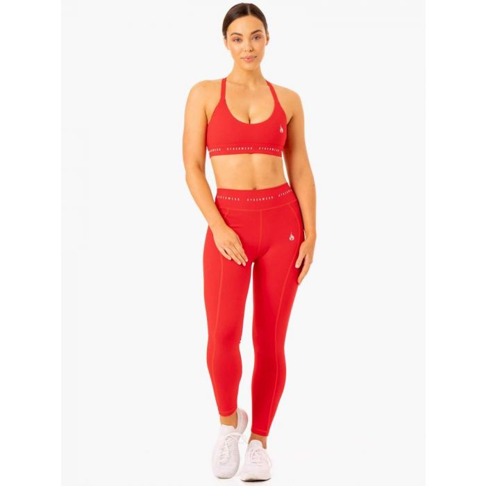 Biustonosz sportowy Reflex Cross Over Red -  Ryderwear XL