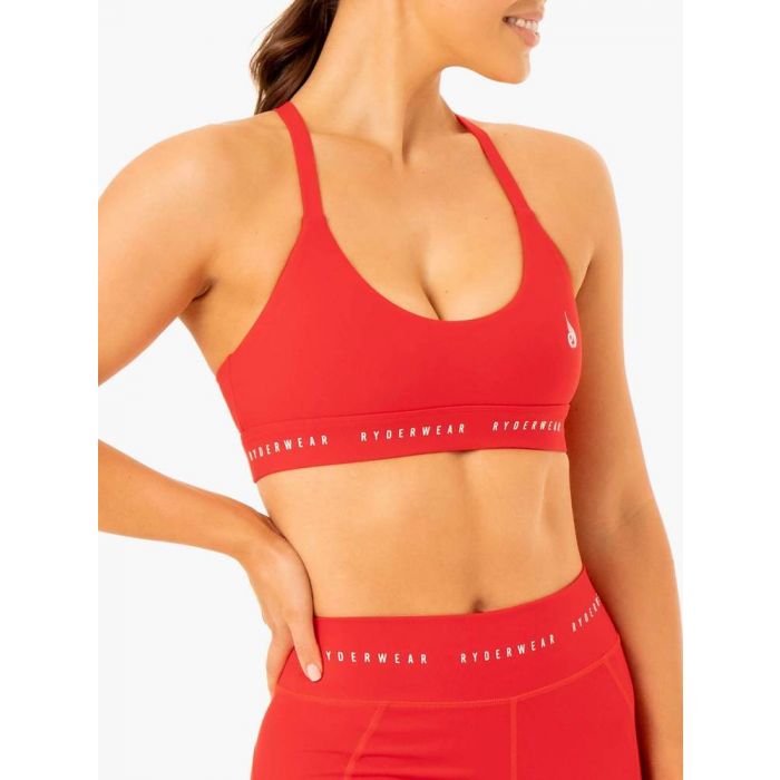Biustonosz sportowy Reflex Cross Over Red -  Ryderwear XL