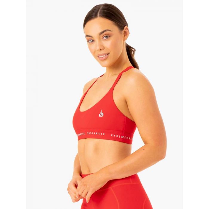 Biustonosz sportowy Reflex Cross Over Red -  Ryderwear XL