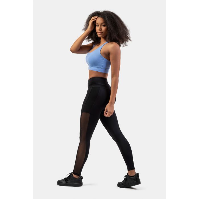 Biustonosz sportowy ze średnim wsparciem Active Light Blue - NEBBIA XS