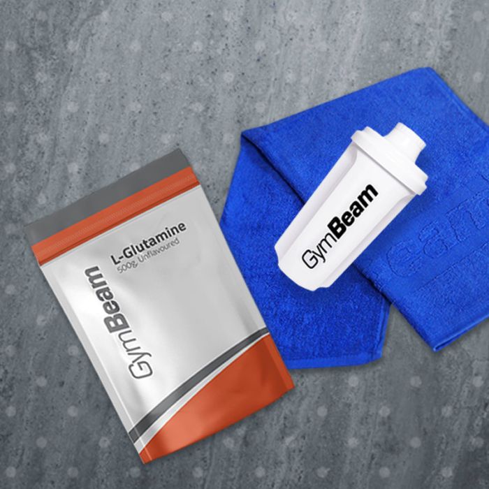 L-glutamina - GymBeam 500 g - bez smaku - 01
