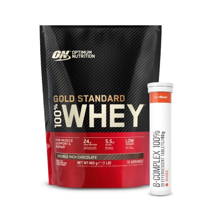 100% Whey Gold Standard - Optimum Nutrition + PREZENT 450 g - podwójna czekolada