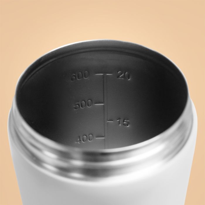 Stalowy shaker 650 ml White - BeastPink single_variant