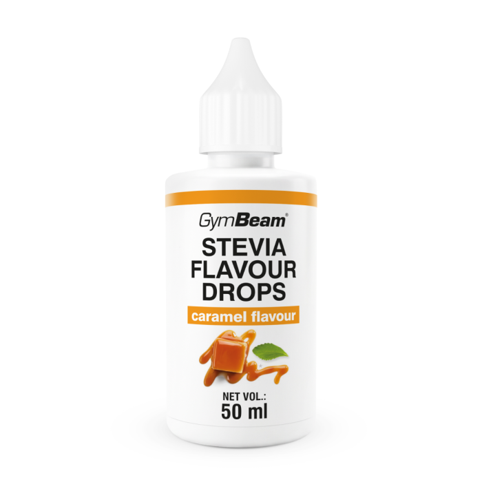 Stevia Flavour Drops - GymBeam 50 ml - wanilia