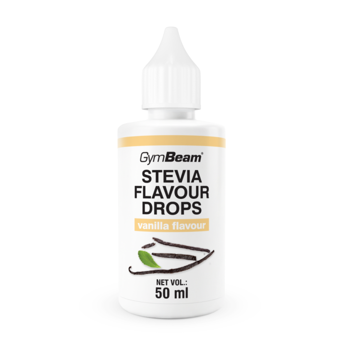 Stevia Flavour Drops - GymBeam 50 ml - wanilia