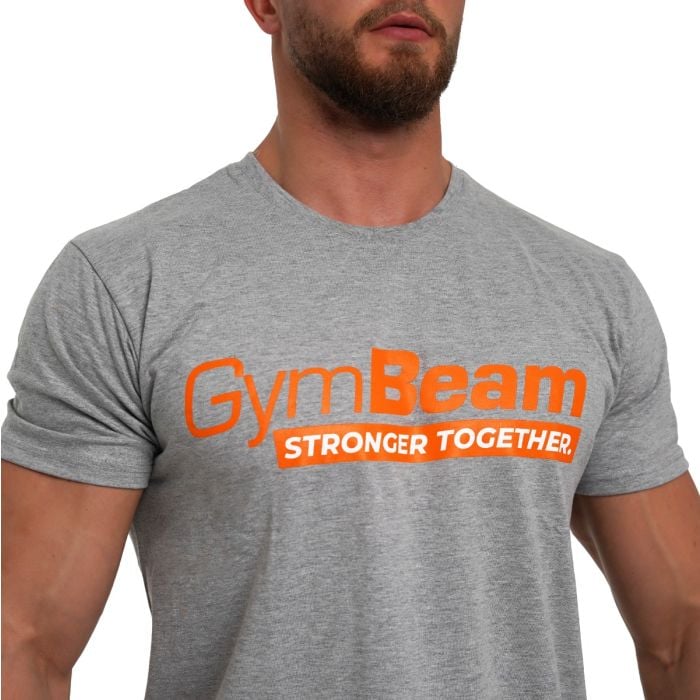 Koszulka Stronger Together Grey - GymBeam L