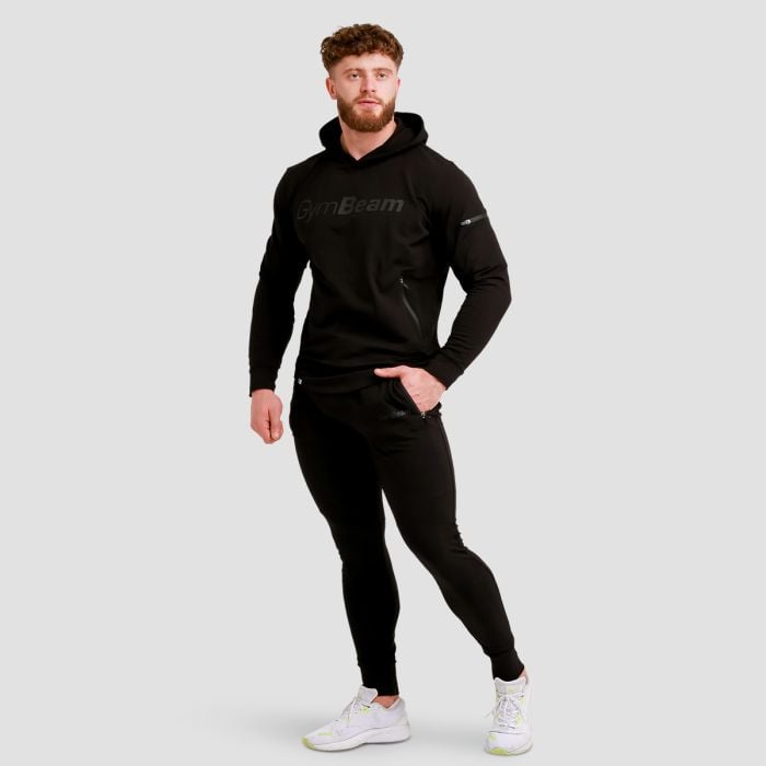 Męskie spodnie dresowe Urban Black - GymBeam L