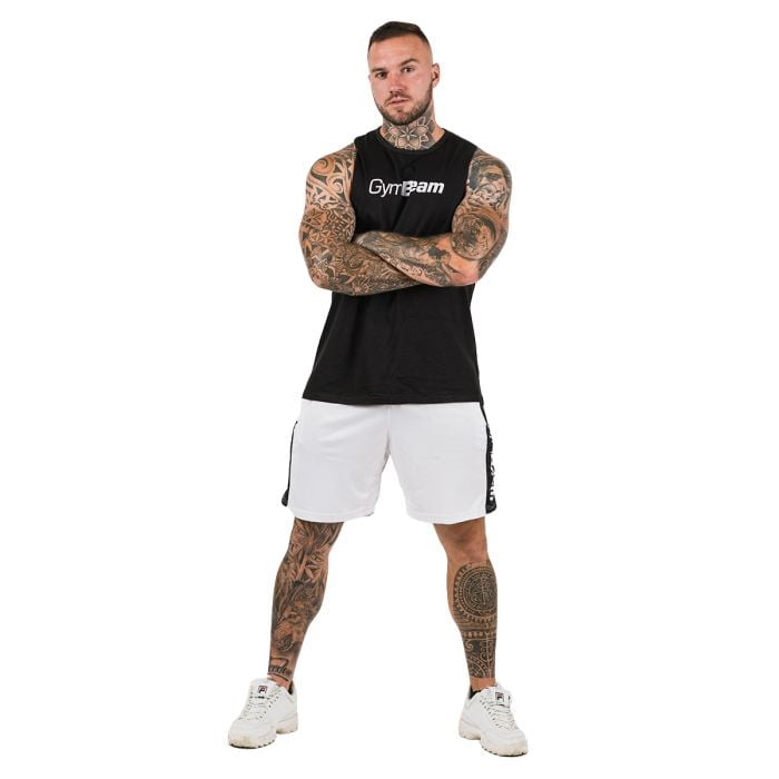 Podkoszulek Cut Off Black - GymBeam L
