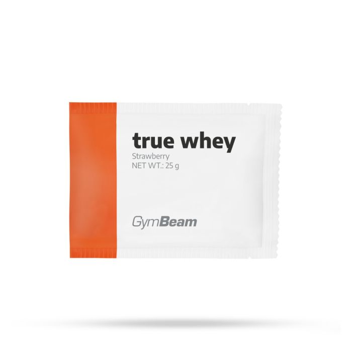 Próbka True Whey - GymBeam 30 g - truskawka
