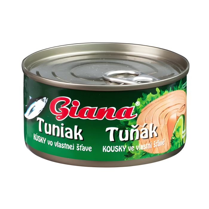 Kawałki tuńczyka w sosie własnym - Giana