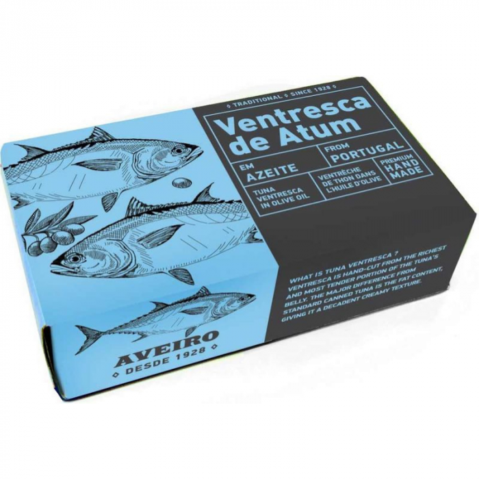 Ventresca tuna fillets in olive oil 120 g - Aveiro