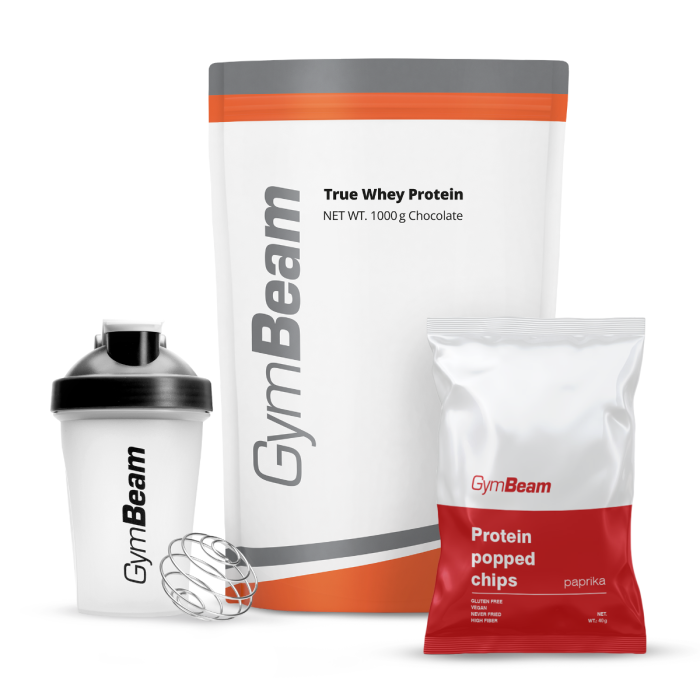 Białko serwatkowe True Whey - GymBeam 1000 g - biała czekolada - 00