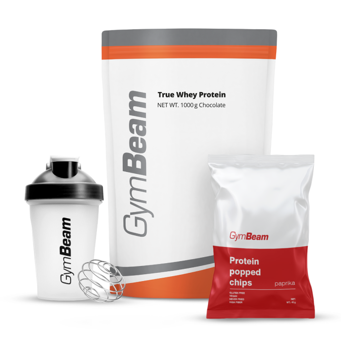 Białko serwatkowe True Whey - GymBeam 1000 g - biała czekolada - 00
