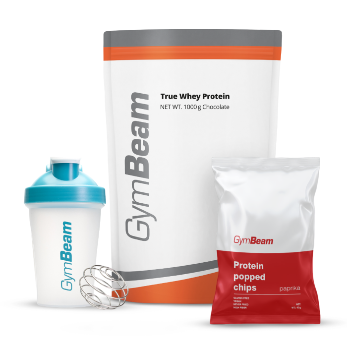 Białko serwatkowe True Whey - GymBeam 1000 g - biała czekolada - 00