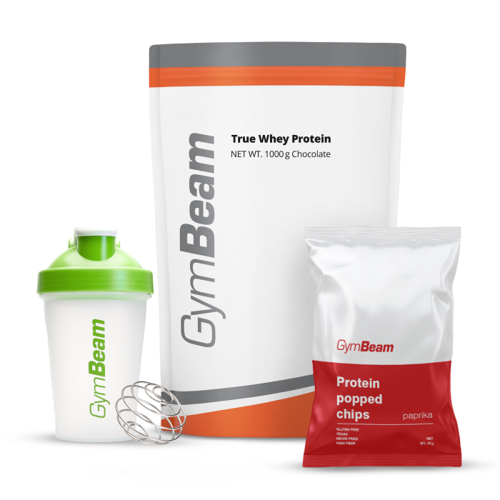 Białko serwatkowe True Whey - GymBeam 1000 g - biała czekolada - 00
