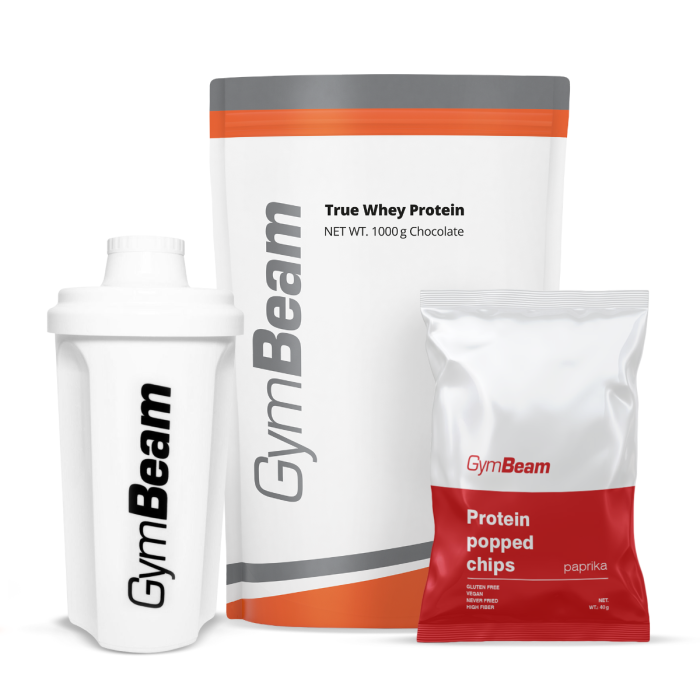 Białko serwatkowe True Whey - GymBeam 1000 g - biała czekolada - 00