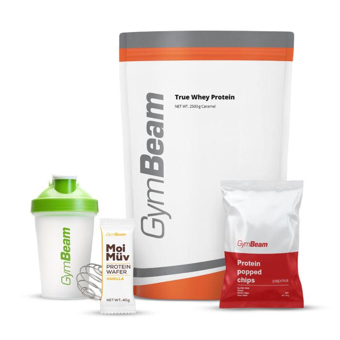 Białko serwatkowe True Whey - GymBeam 1000 g - biała czekolada - 00