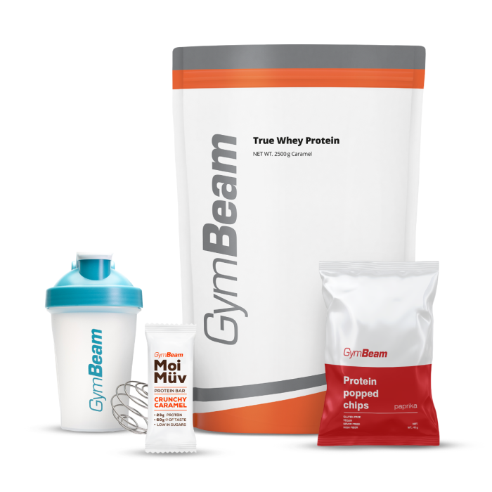 Białko serwatkowe True Whey - GymBeam 1000 g - biała czekolada - 00