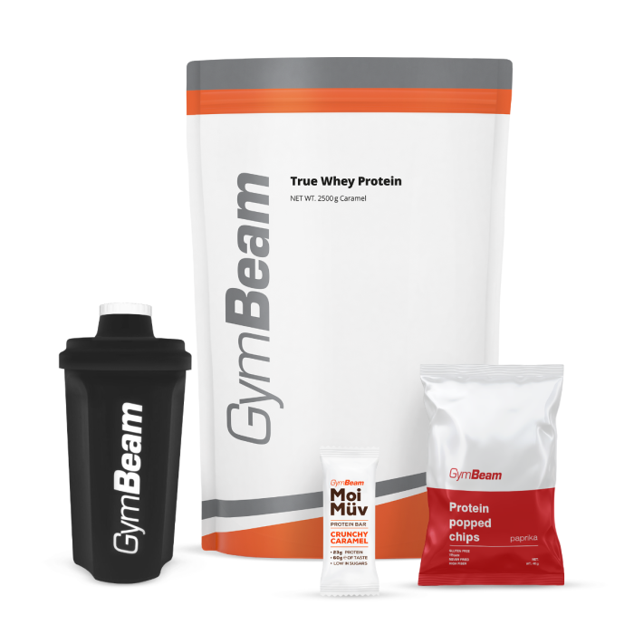 Białko serwatkowe True Whey - GymBeam 1000 g - biała czekolada - 00