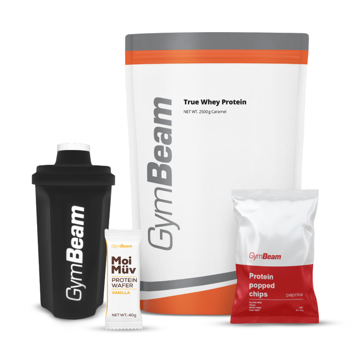 Białko serwatkowe True Whey - GymBeam 1000 g - biała czekolada - 00