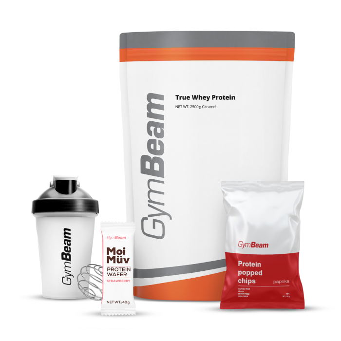 Białko serwatkowe True Whey - GymBeam 1000 g - biała czekolada - 00