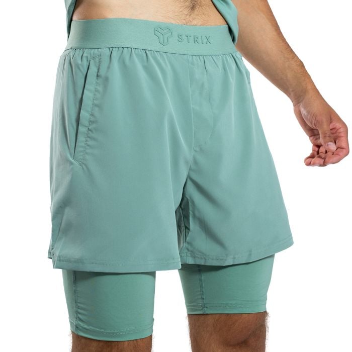 Spodenki ULTRA 2w1 Agave - STRIX XXL