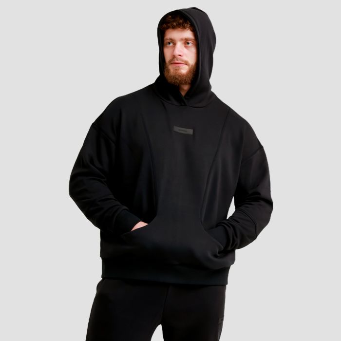 Bluza z kapturem Unity Black - GymBeam L
