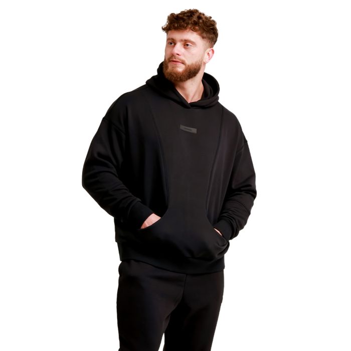 Bluza z kapturem Unity Black - GymBeam L