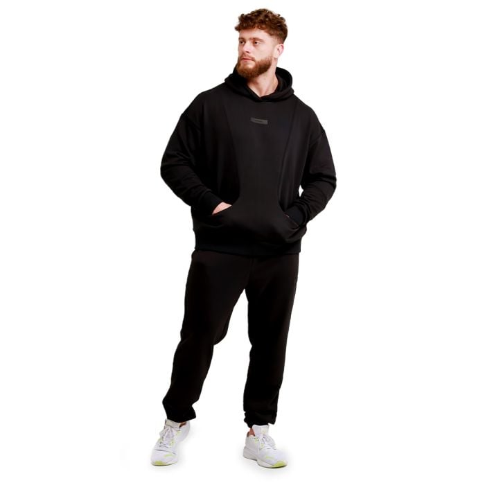 Bluza z kapturem Unity Black - GymBeam L