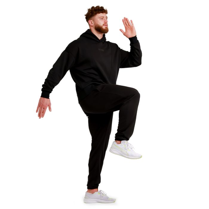 Bluza z kapturem Unity Black - GymBeam L