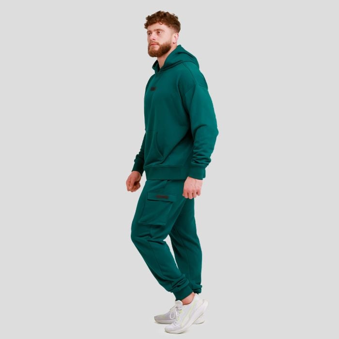Bluza z kapturem Unstoppable Green - GymBeam L