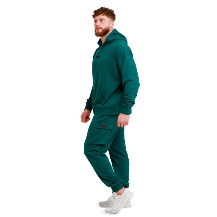 Bluza z kapturem Unstoppable Green - GymBeam L